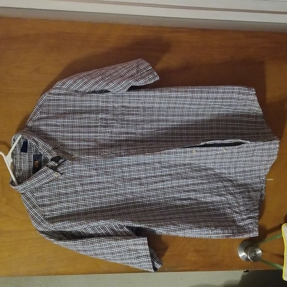 Route 66 Short Sleeve Button Down Size Large: B